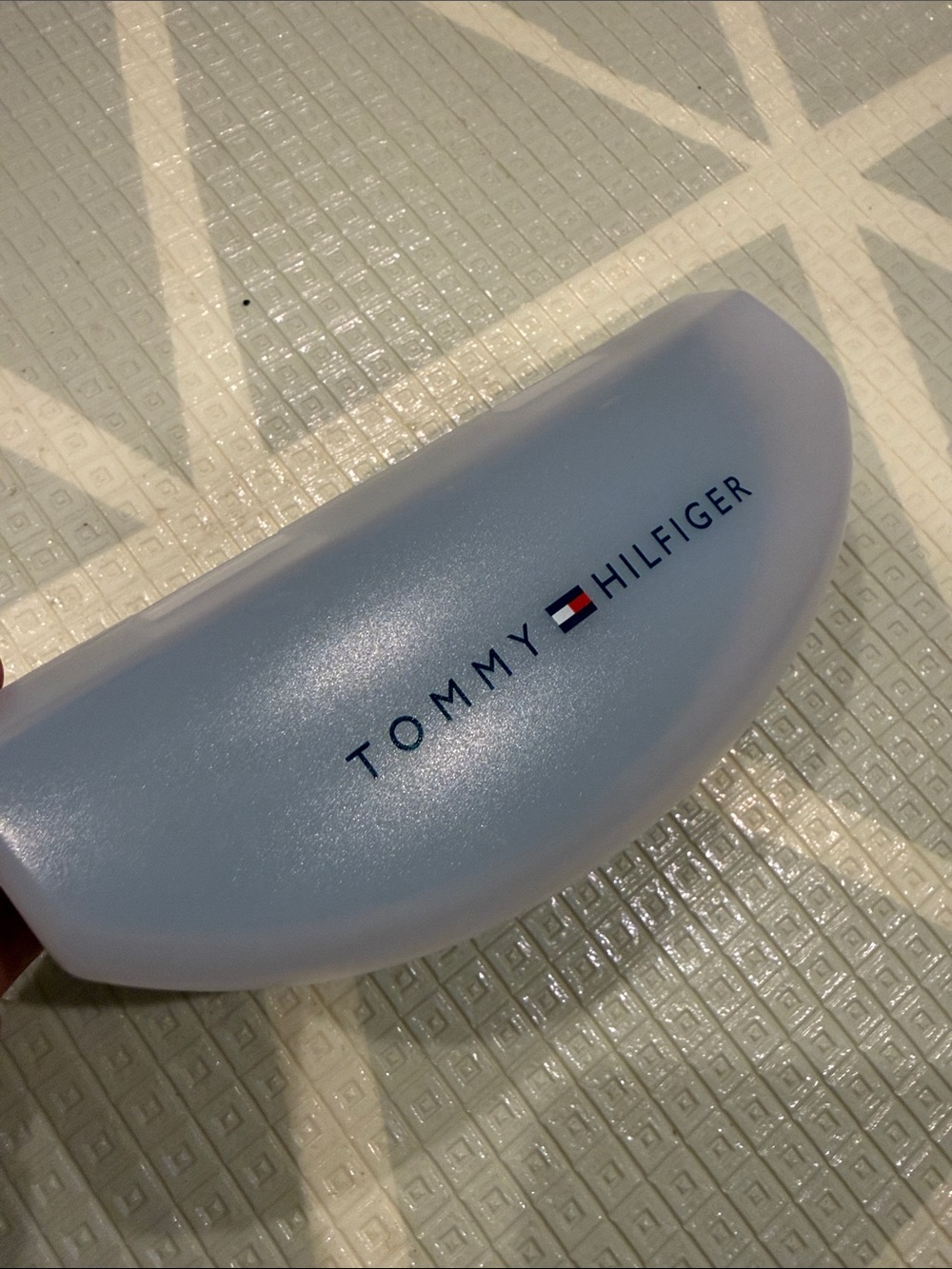 Tommy Hilfiger Light Blue Hard Sunglasses Case